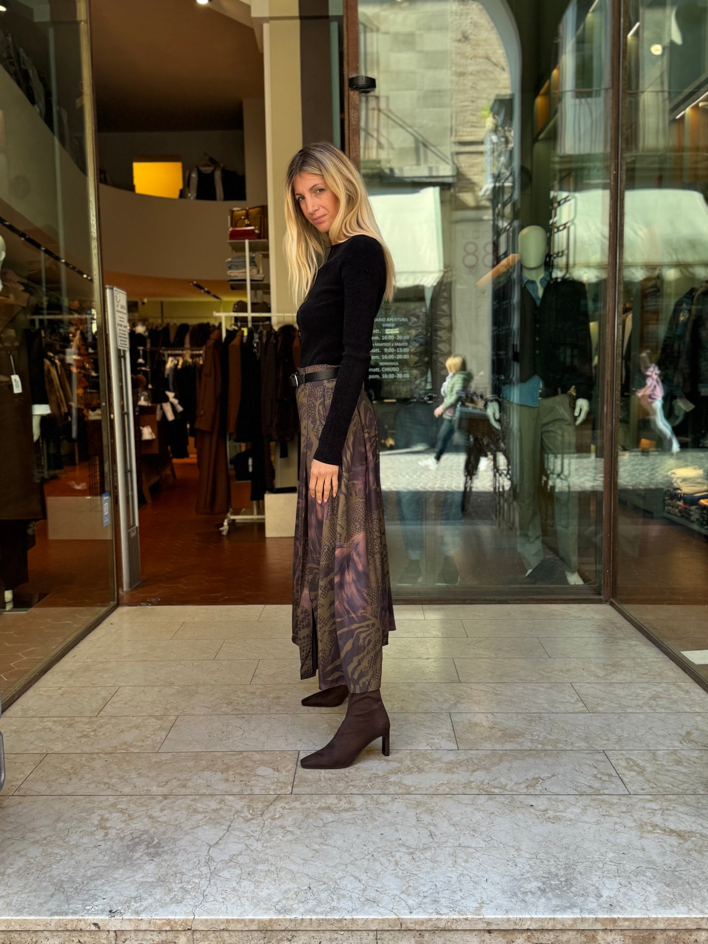 Anonyme Gonna lunga animalier FANTASIA