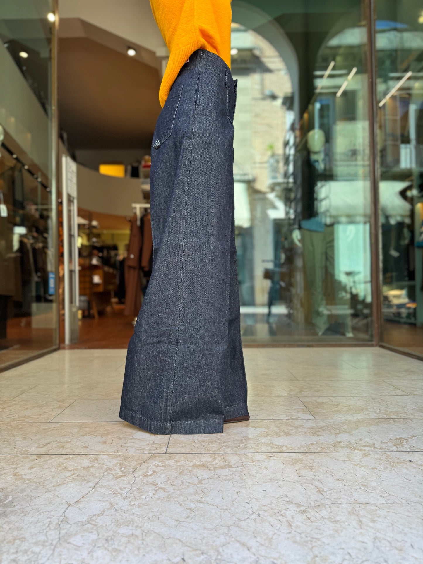 Roy Roger's Jeans flare Vendome Woman DENIM SCURO