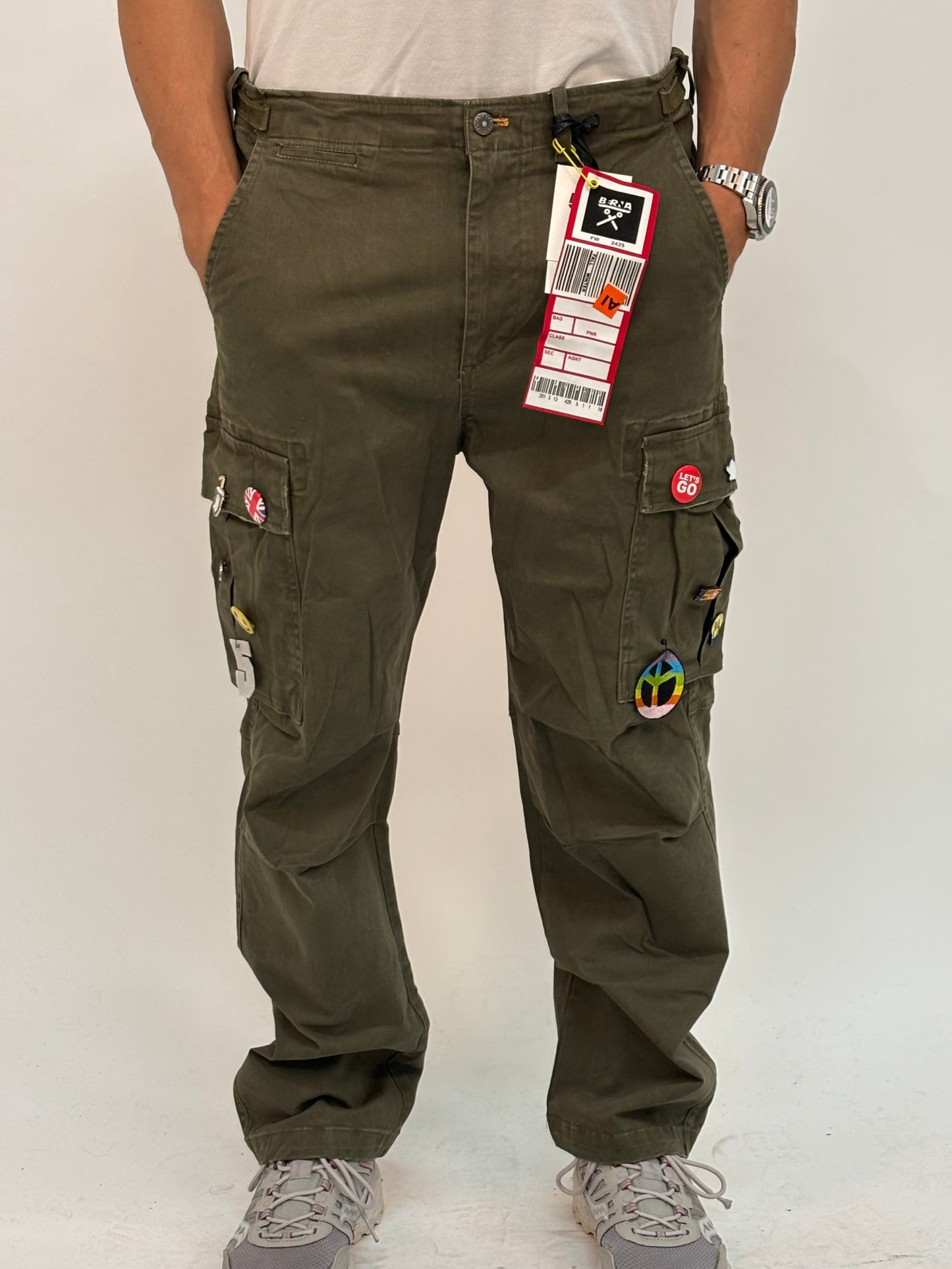 Berna Pantalone cargo  MILITARE
