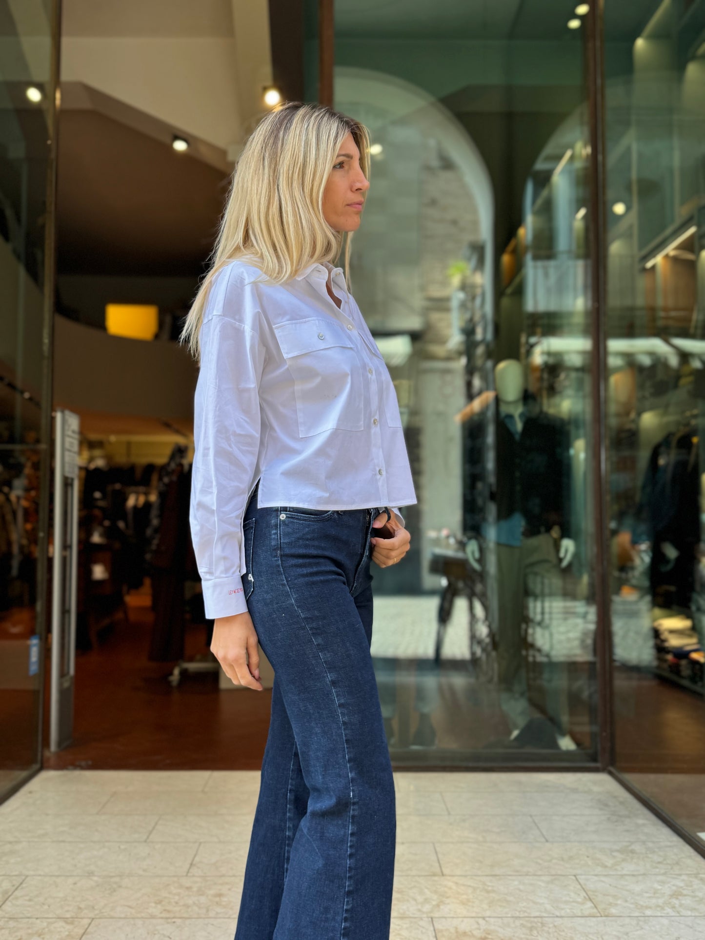 Mercì Camicia ml over BIANCO