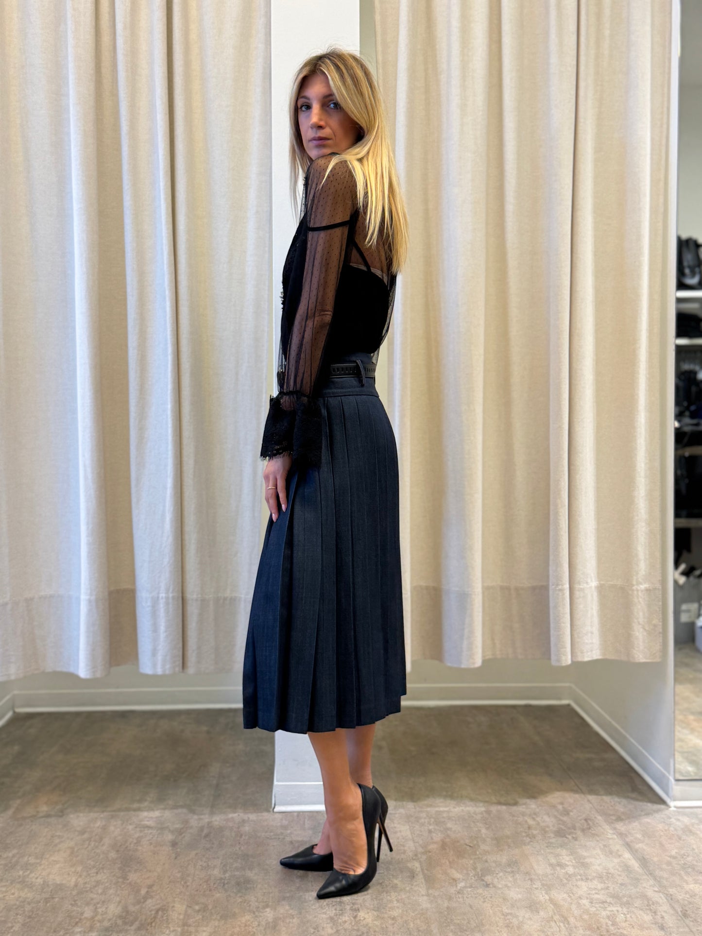 Philia Loft Body ml in pizzo NERO
