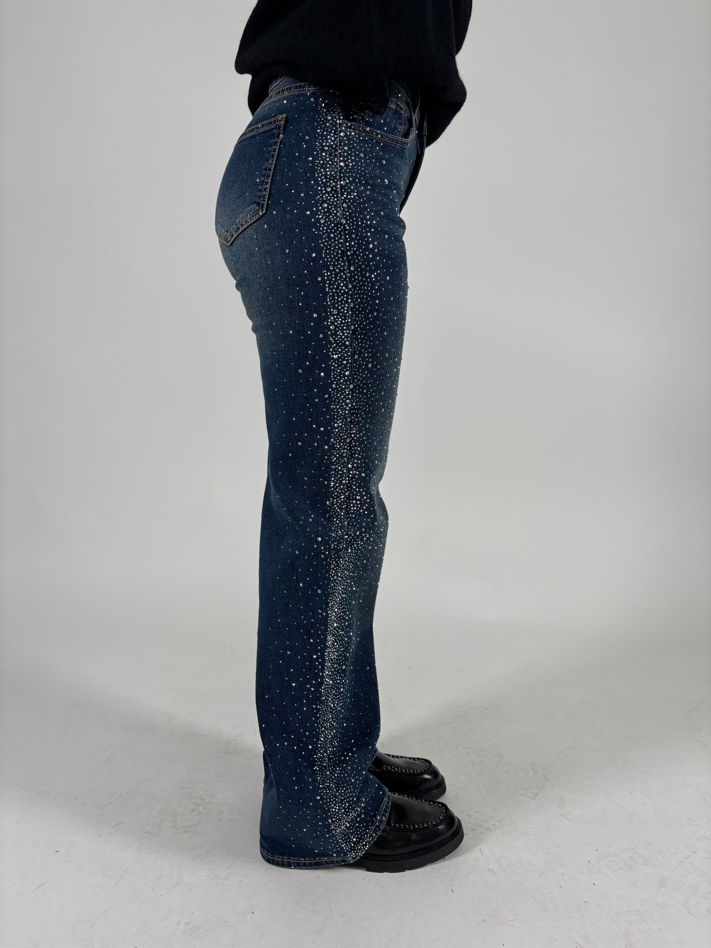 DIXIE jeans con luccichini BLU