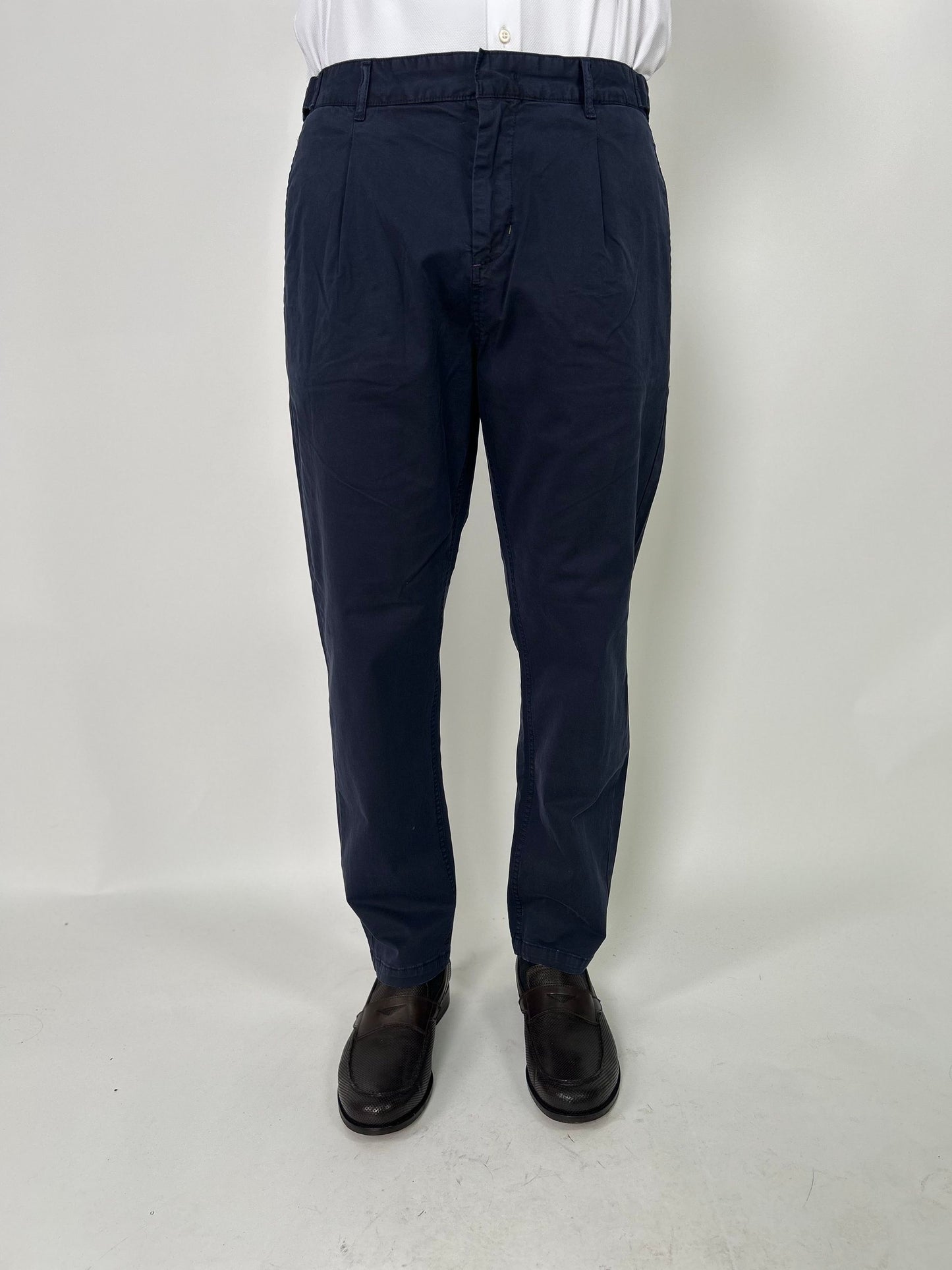 Pantalone cropped gabardina