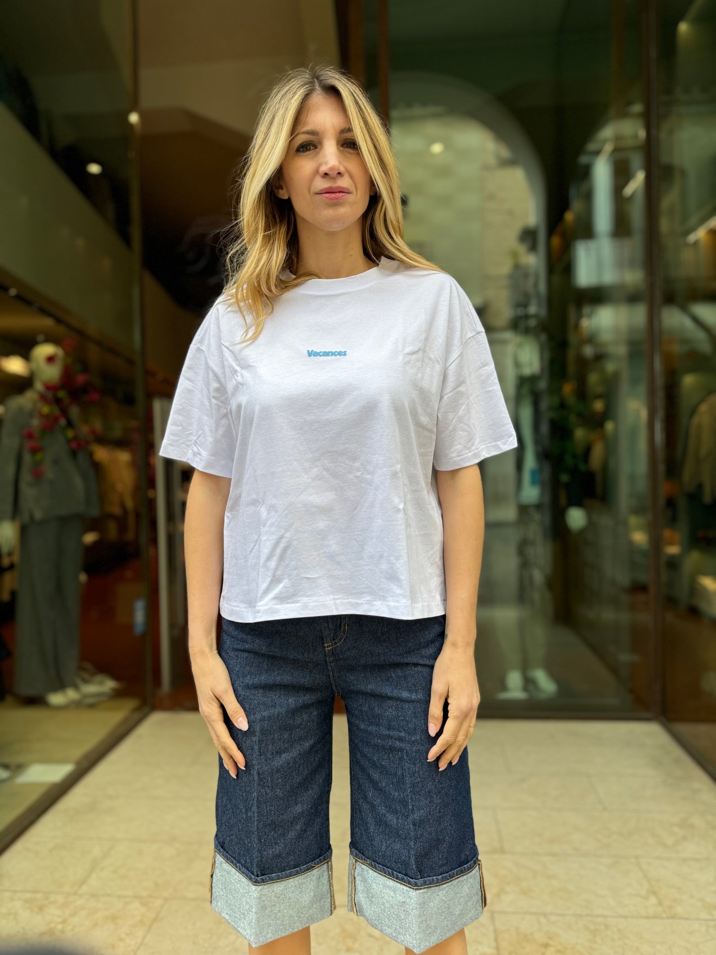 Mercì T-shirt "Vacances" BIANCO