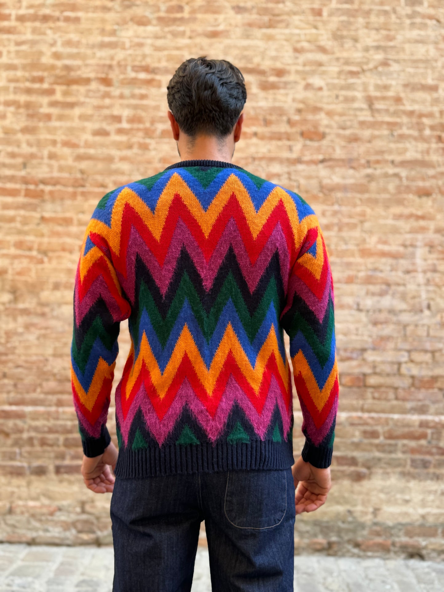 BERNA Maglioncino zig zag MULTICOLOR