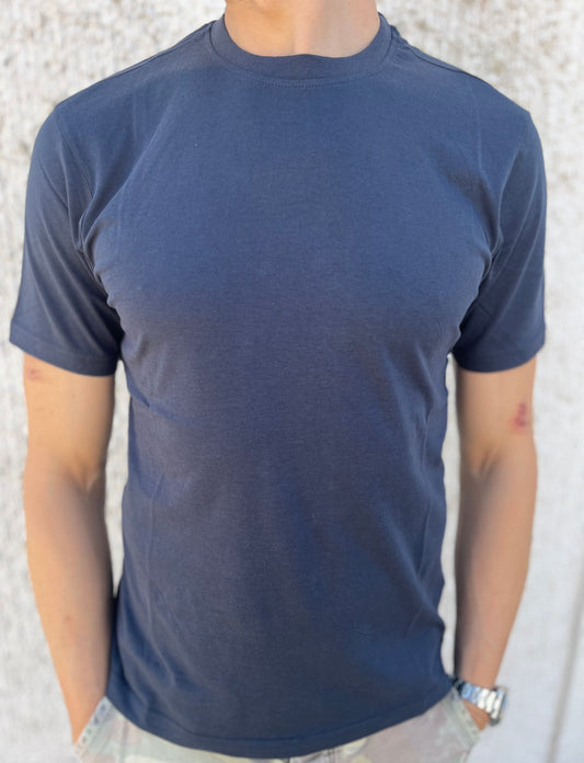 loft88 maglia manica corta cotone BLU