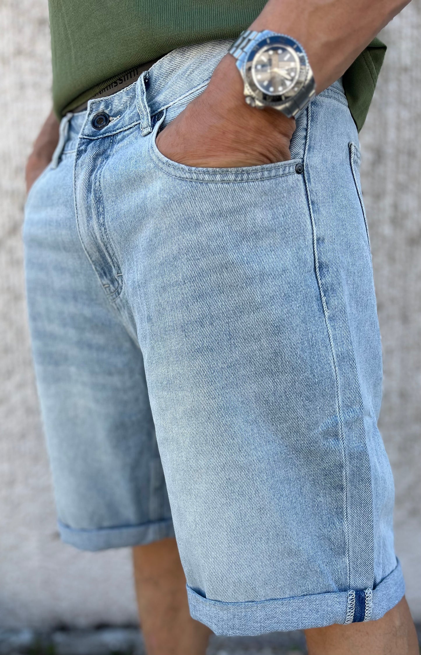 Rytual bermuda regular fit JEANS CHIARO