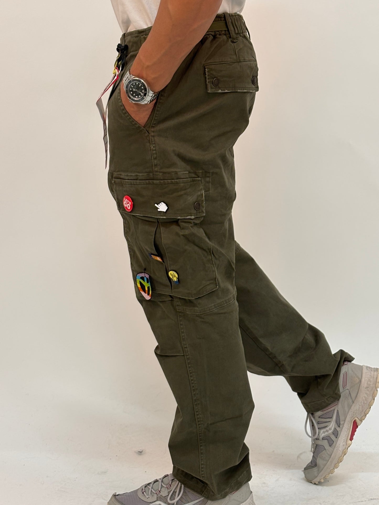 Berna Pantalone cargo  MILITARE