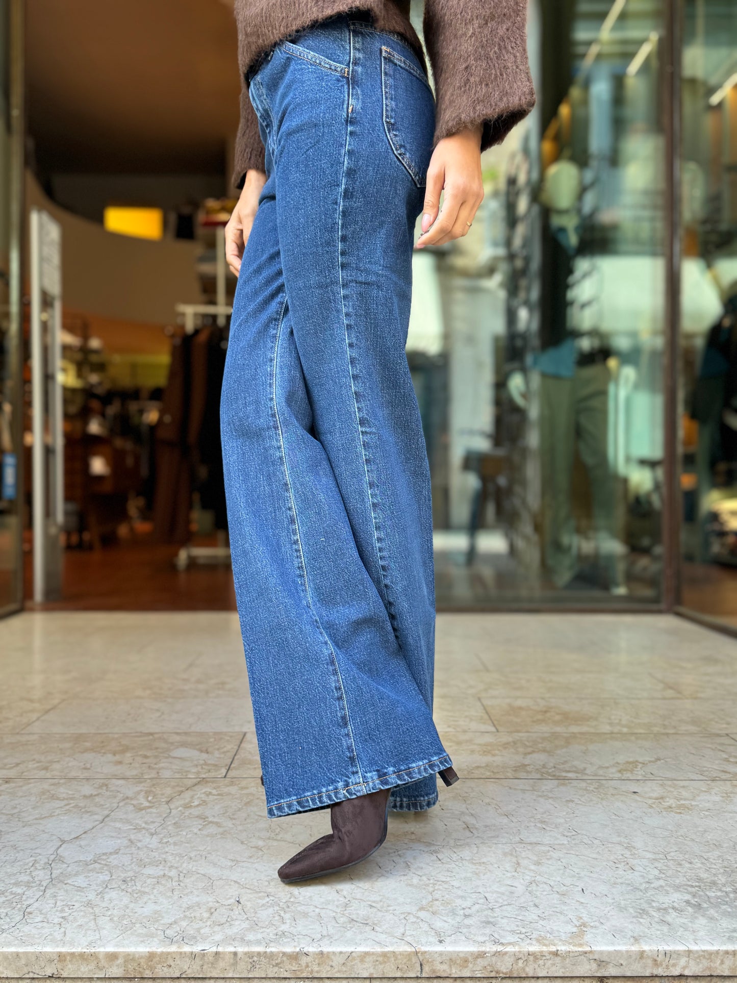 Mercì Jeans a zampa lavaggio medio DENIM