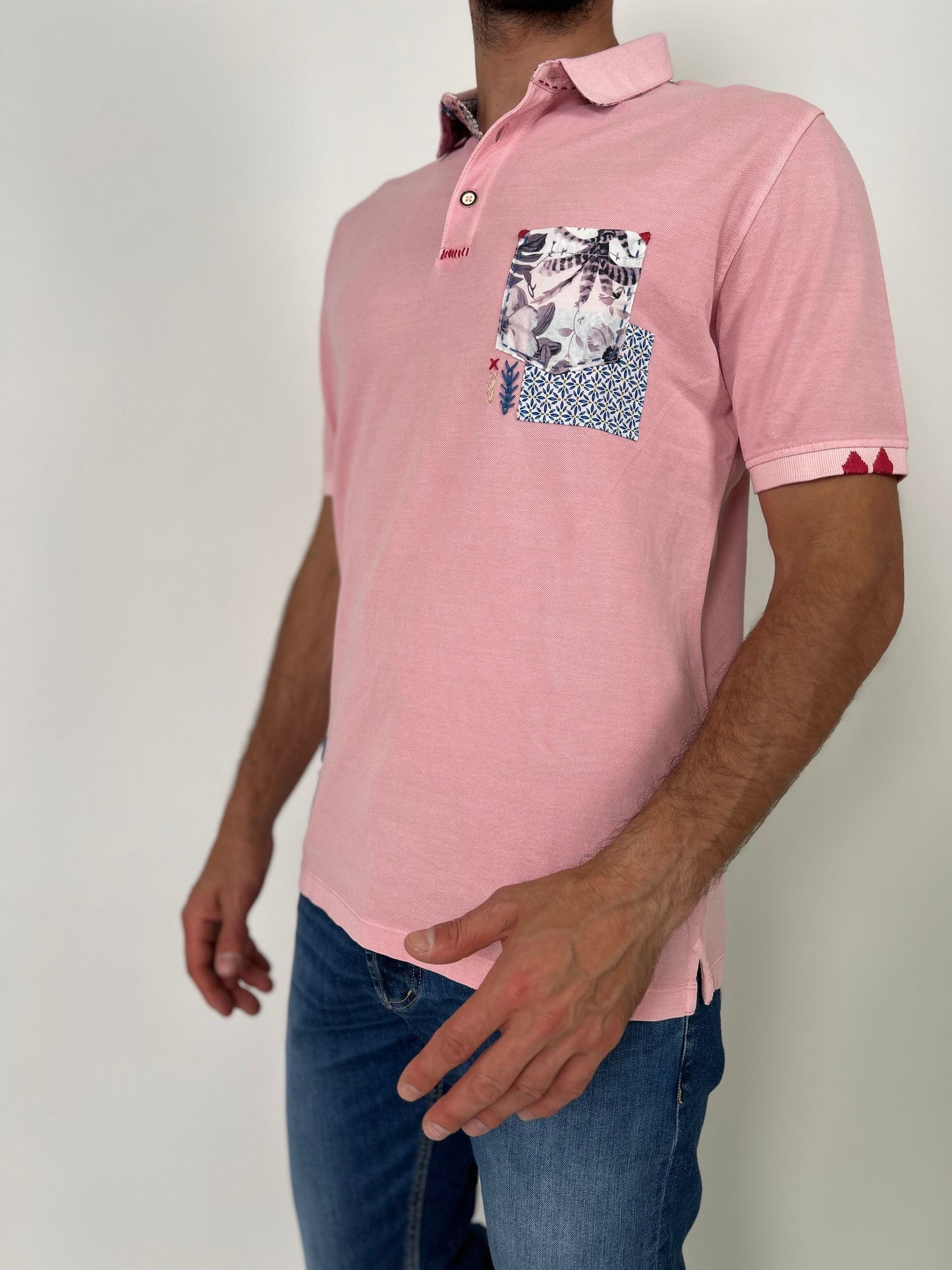 Polo mm piquet con taschino