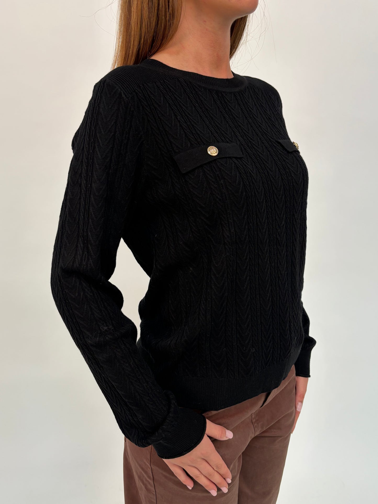 Kocca Maglia m/l girocollo NERO