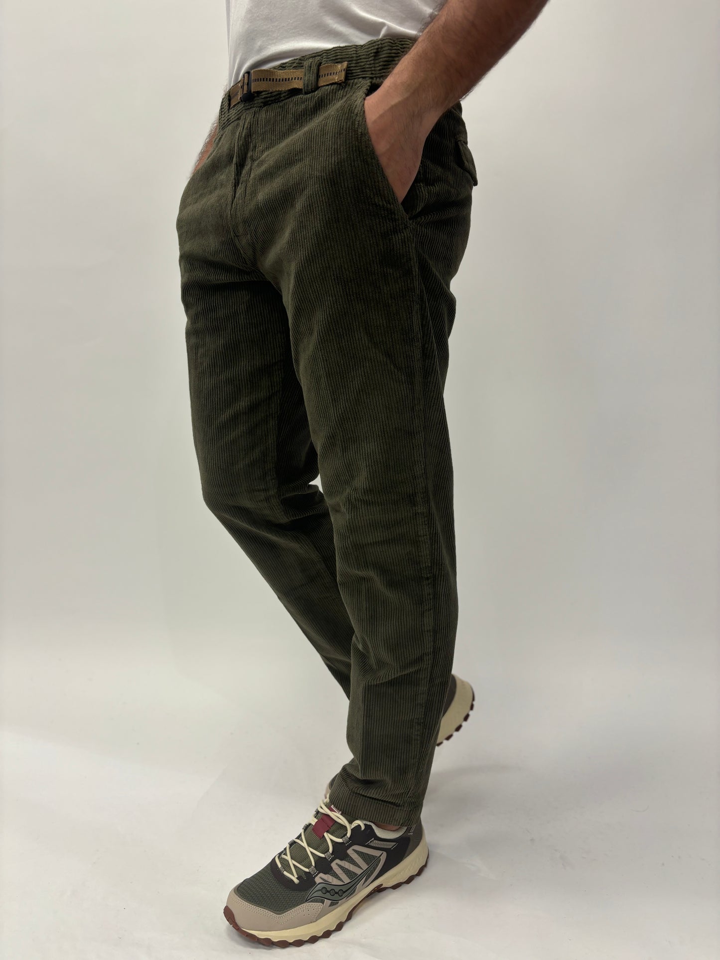 Philotinto Pantalone in velluto VERDE