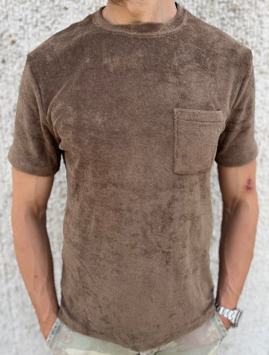 Philotinto t-shirt mm spugna TABACCO