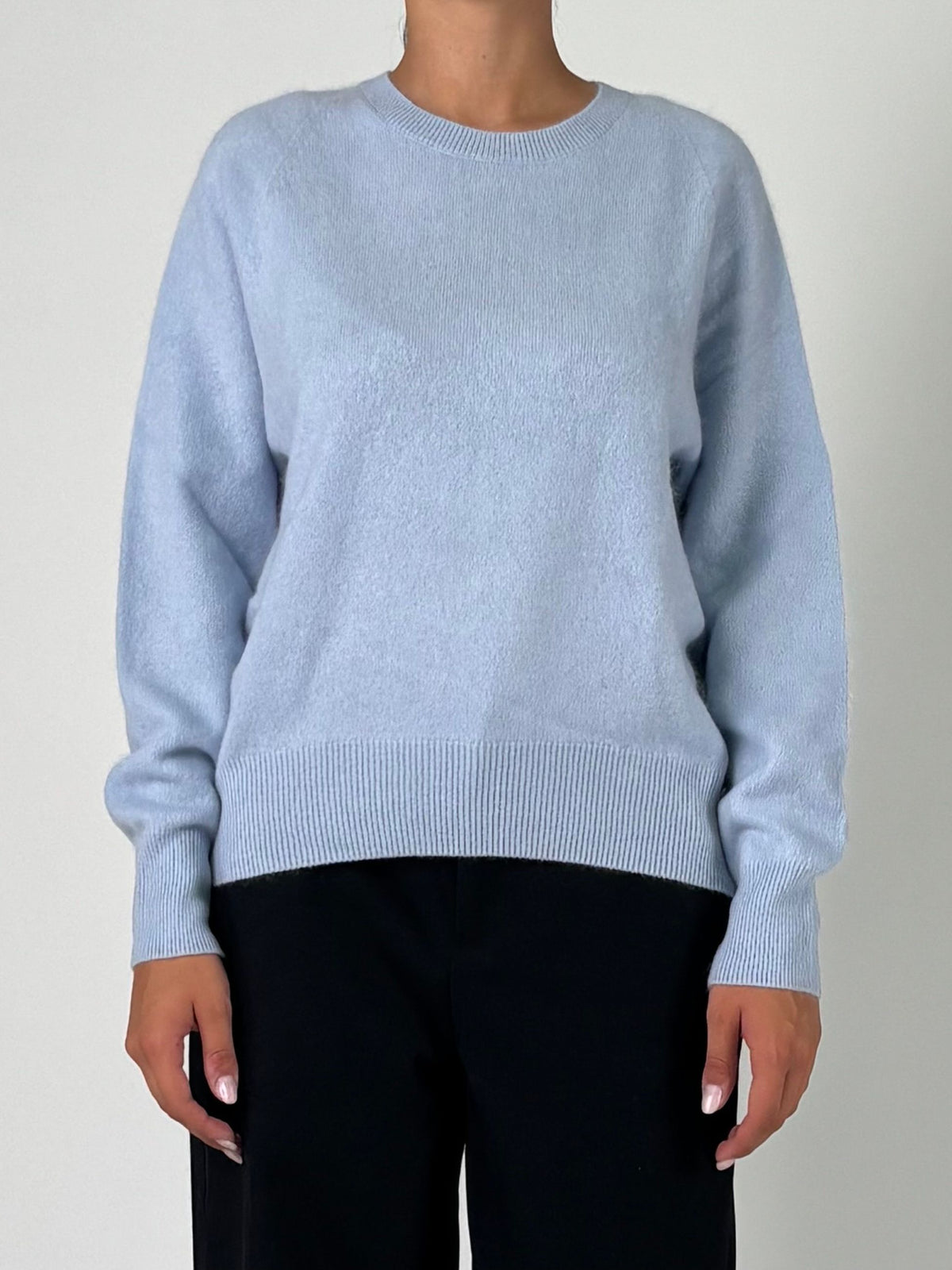 Maglia girocollo in lana