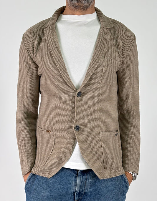 BL11 Giaccamaglia con tasche FANGO