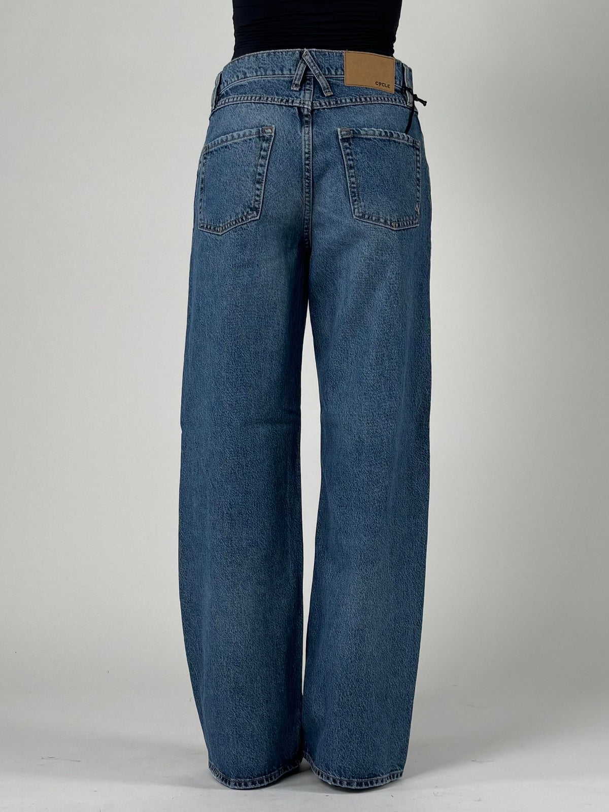 Jeans palazzo vita bassa