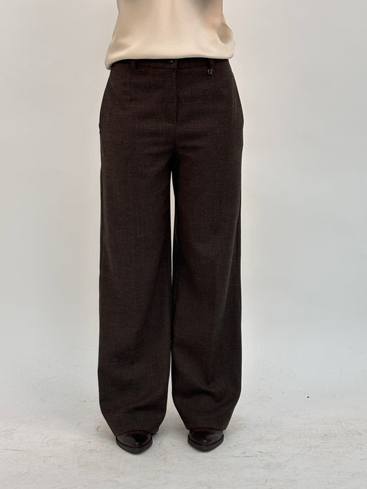 Dixie Pantalone palazzo MARRONE