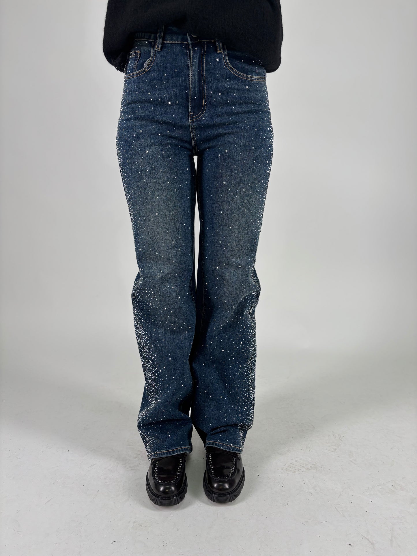 DIXIE jeans con luccichini BLU