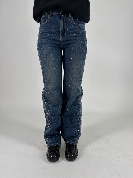 DIXIE jeans con luccichini BLU