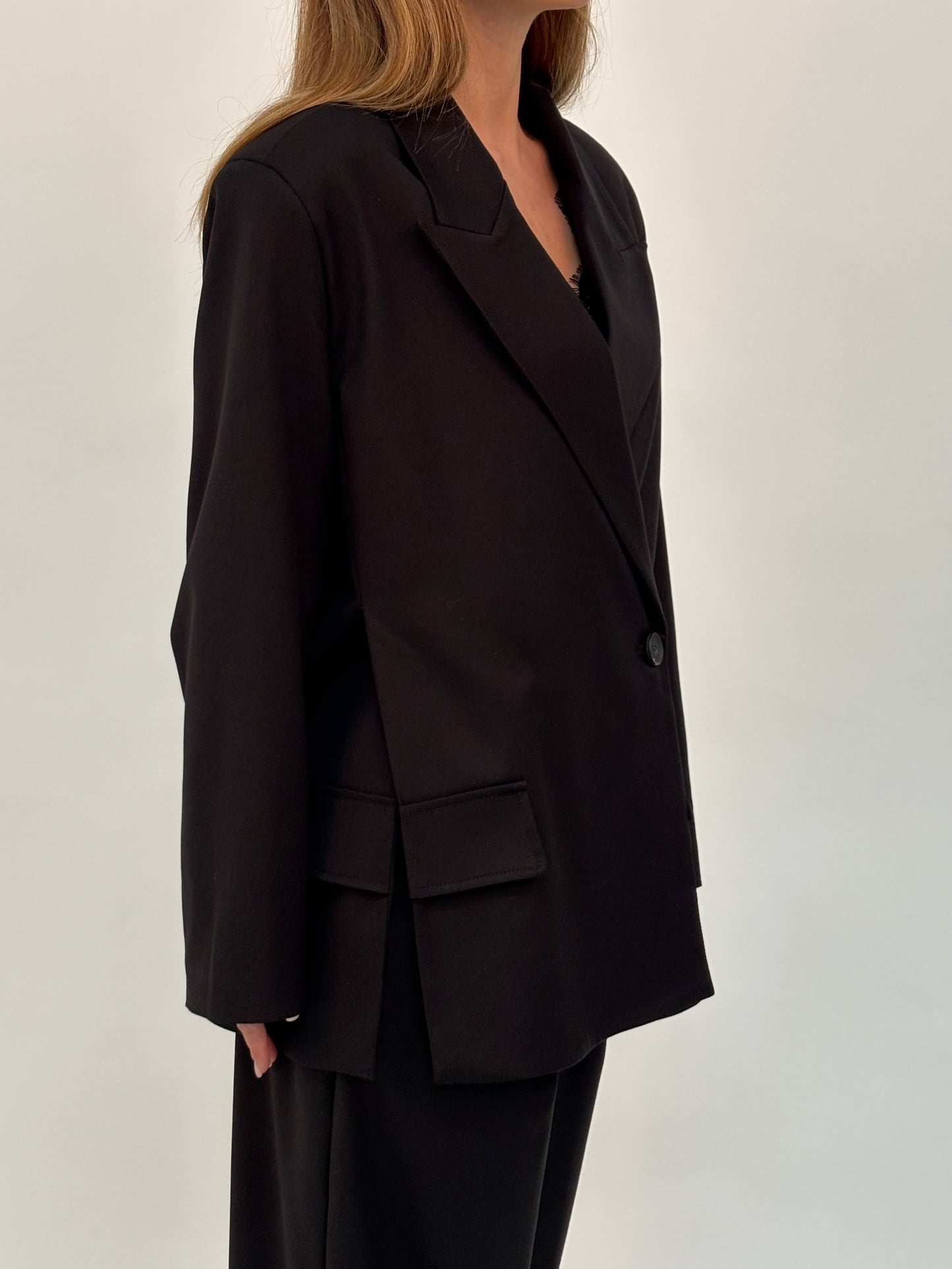 Dixie Giacca con spacchi laterali NERO