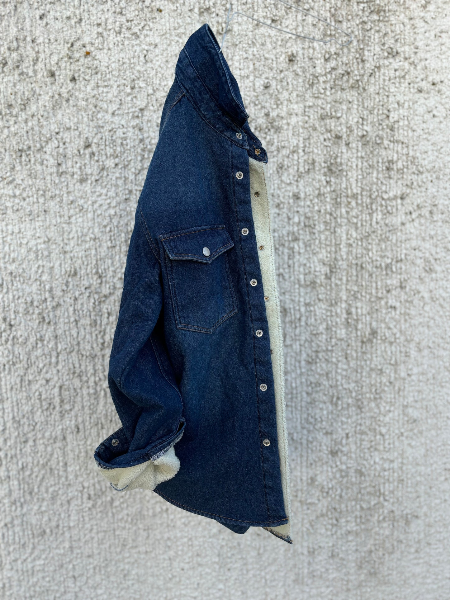 Berna Overshirt denim interno orsetto DENIM