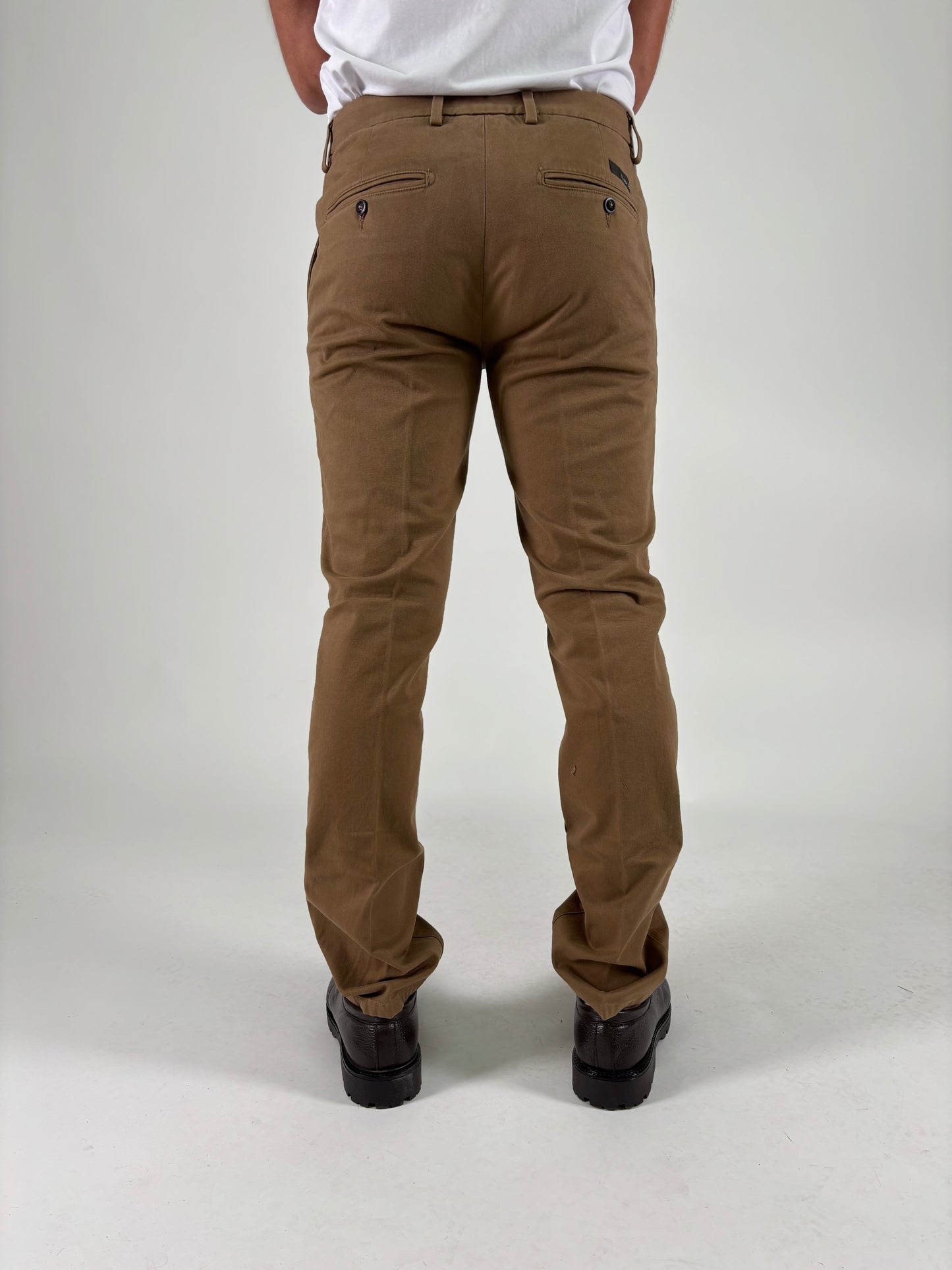 Teleria Zed Pantalone slim con tasca pocket CAMMELLO