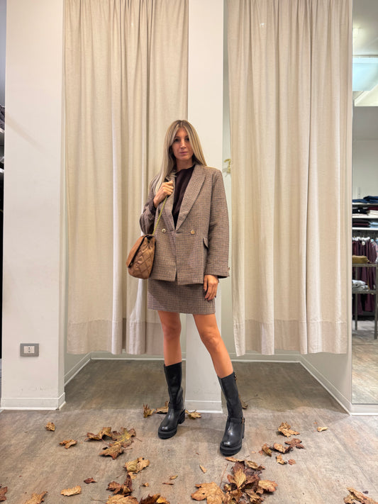 Molly Bracken Giacca pied de poule MULTICOLOR