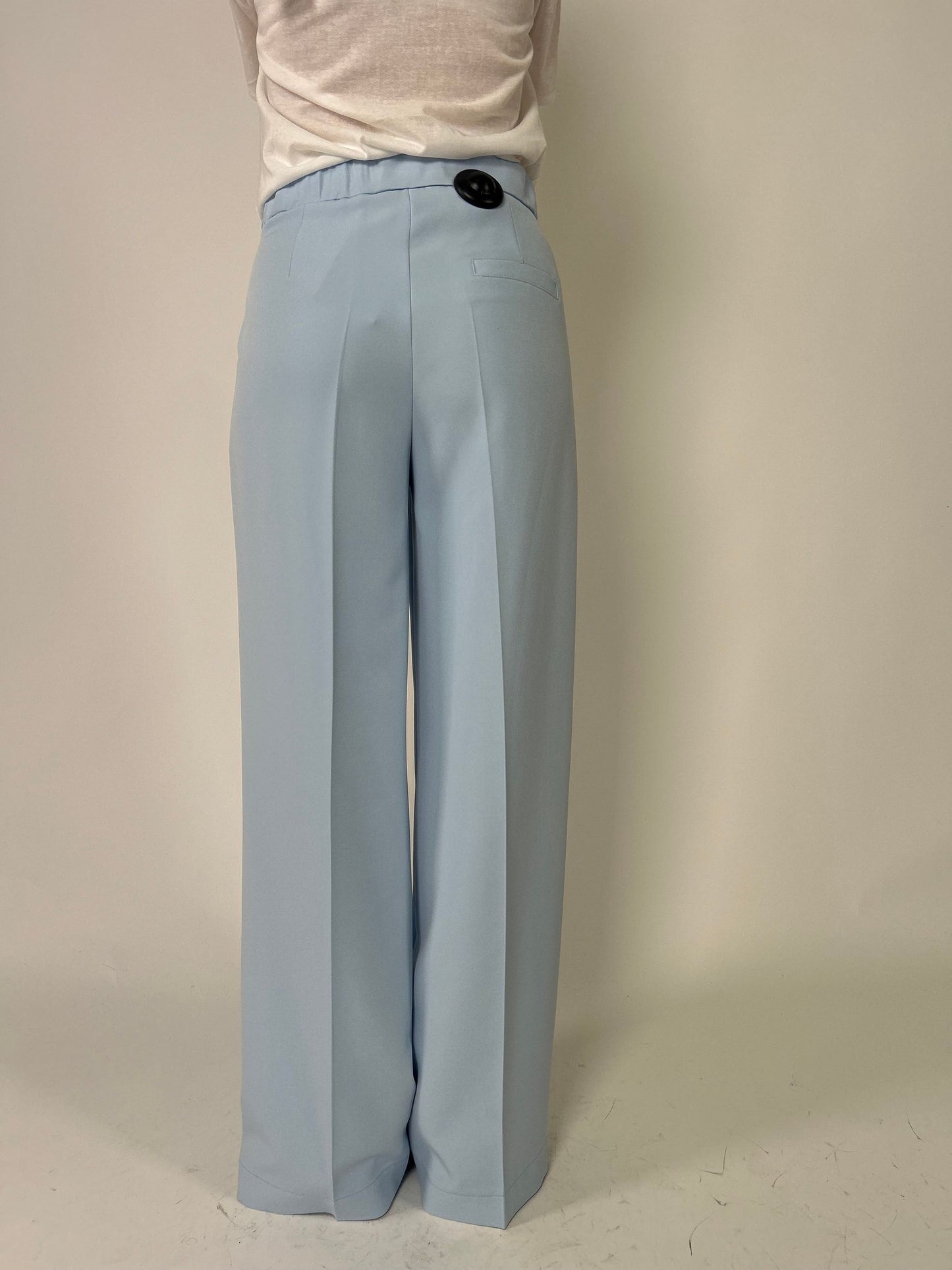 Pantalone palazzo con pences