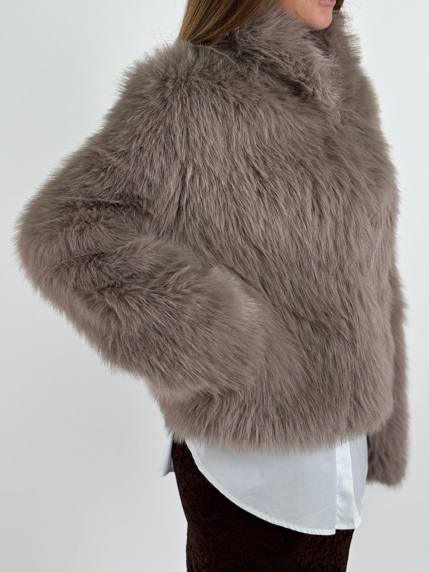 Relish Pelliccia corta sintetica TORTORA