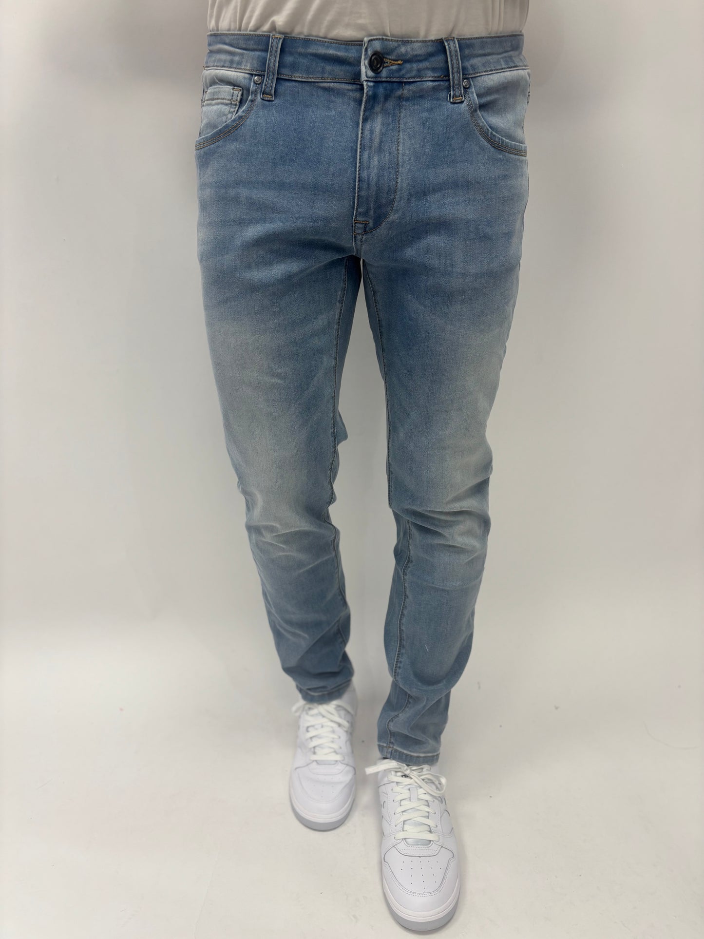 Rytual Jeans slim fit lav.chiaro con scoloriture superflex