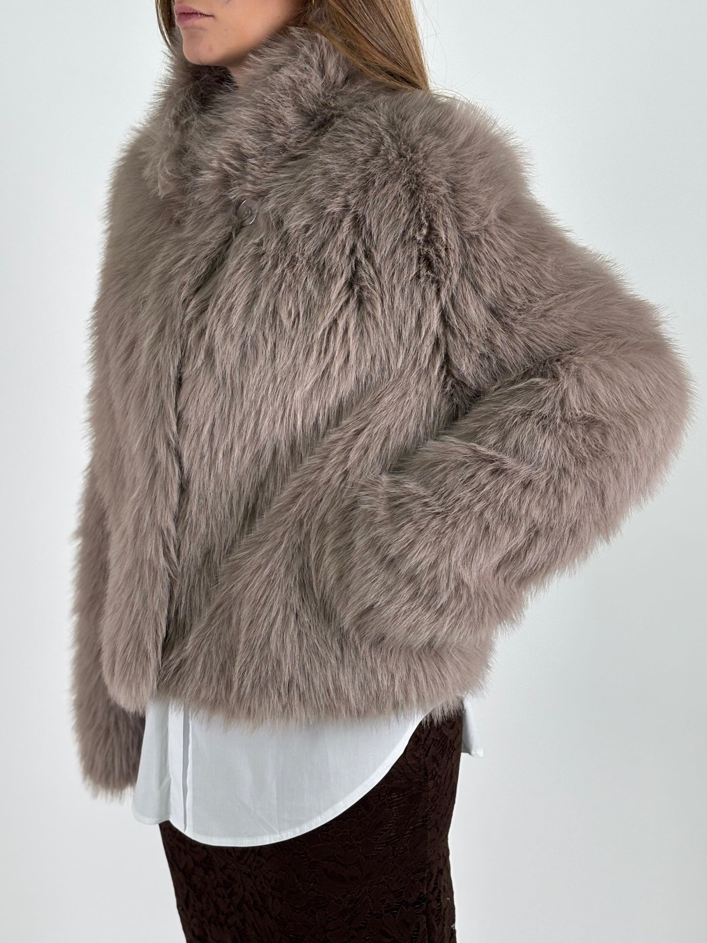 Relish Pelliccia corta sintetica TORTORA