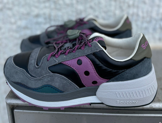 Saucony Jazz NEXT tessuto piumino NERO/VIOLA