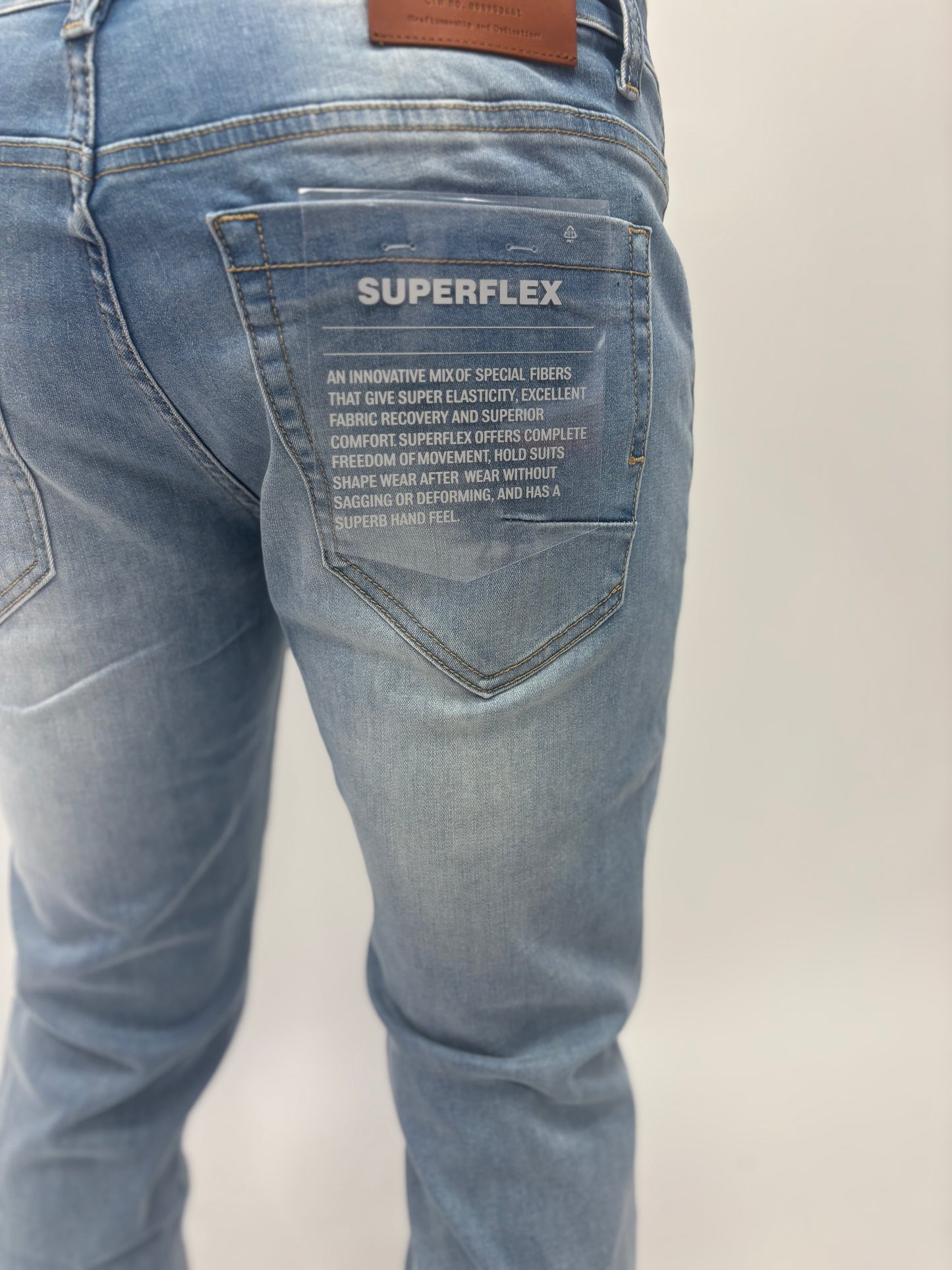 Rytual Jeans slim fit lav.chiaro con scoloriture superflex