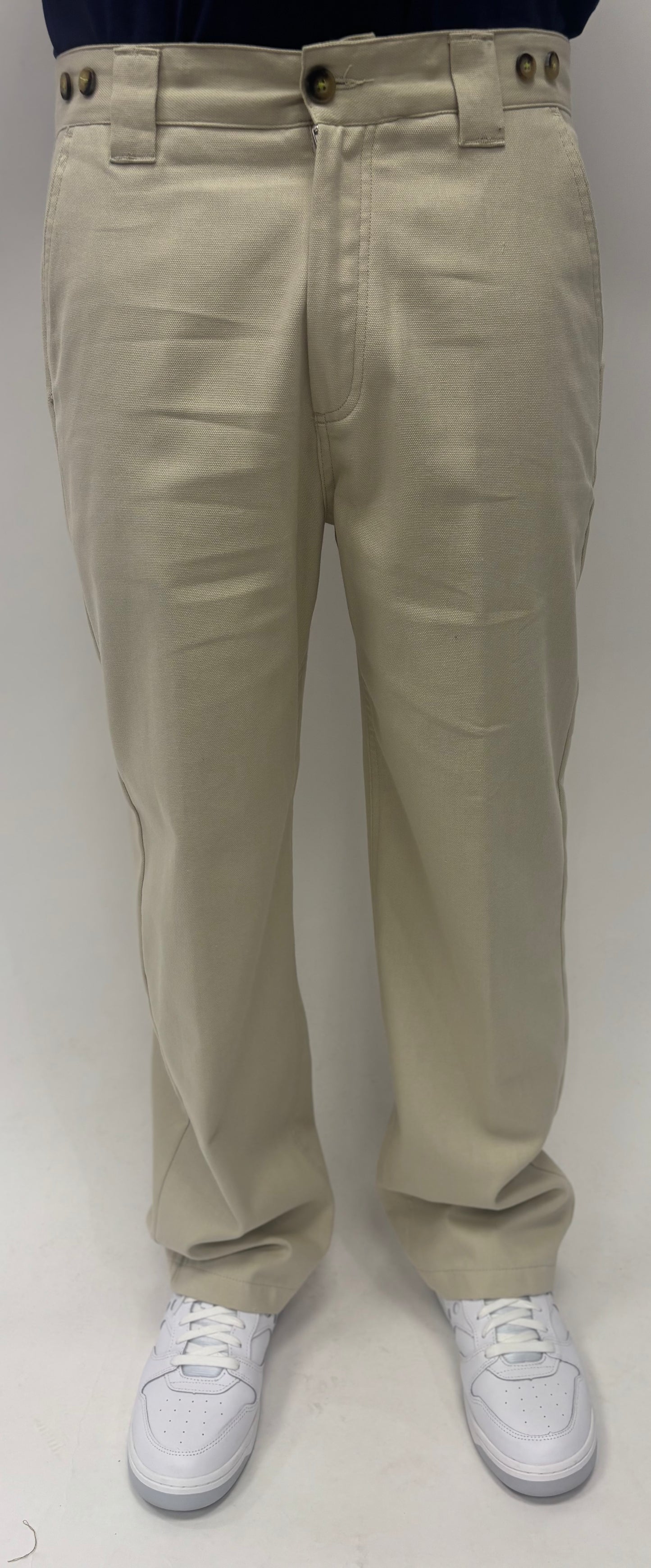 Berna Pantalone chino fit morbido BEIGE