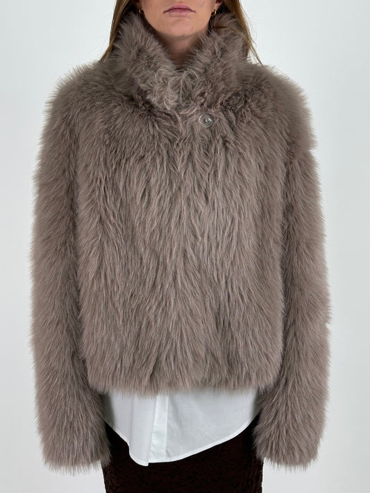 Relish Pelliccia corta sintetica TORTORA