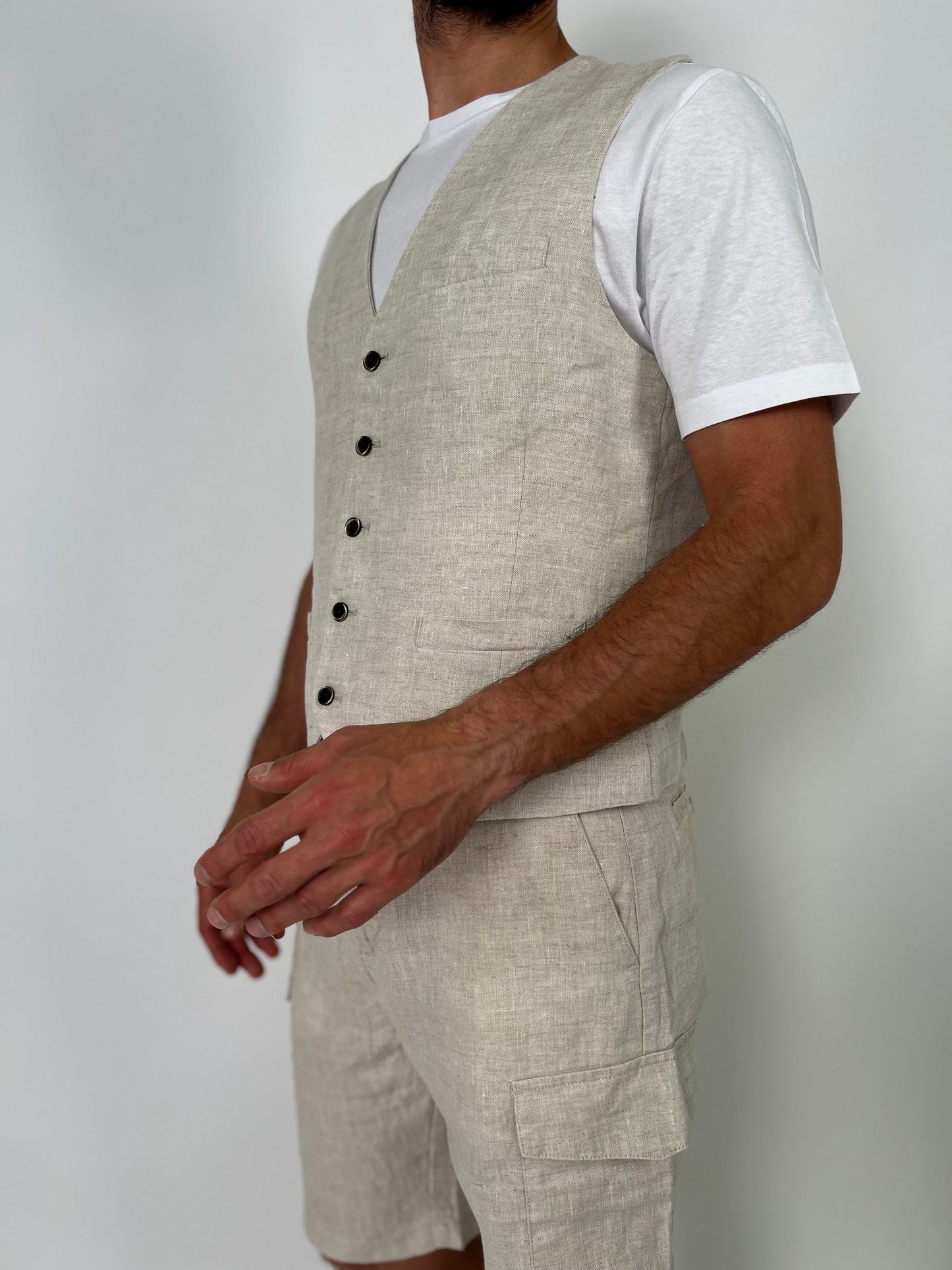 Gilet in lino