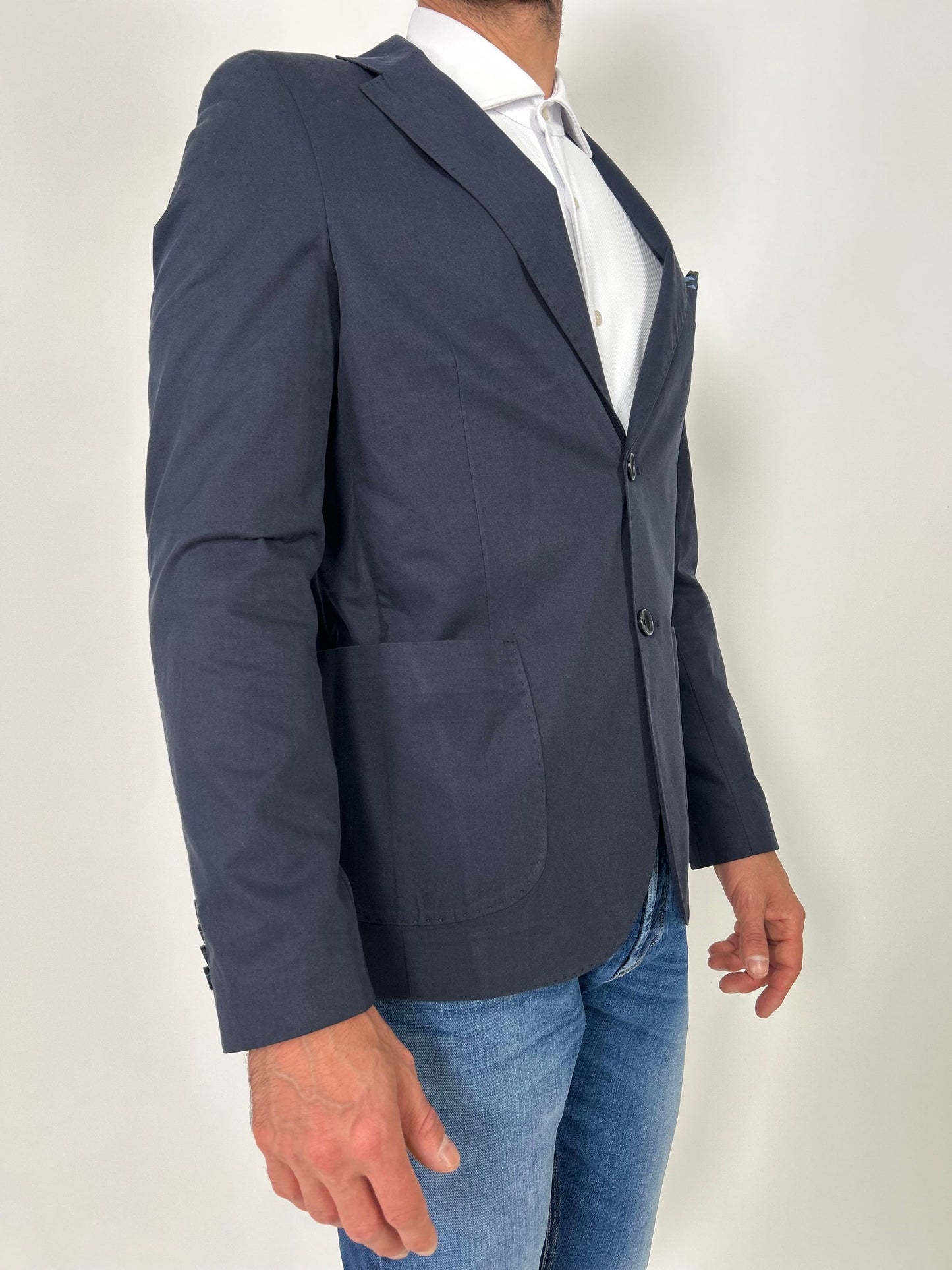 Giacca in cotone tencel