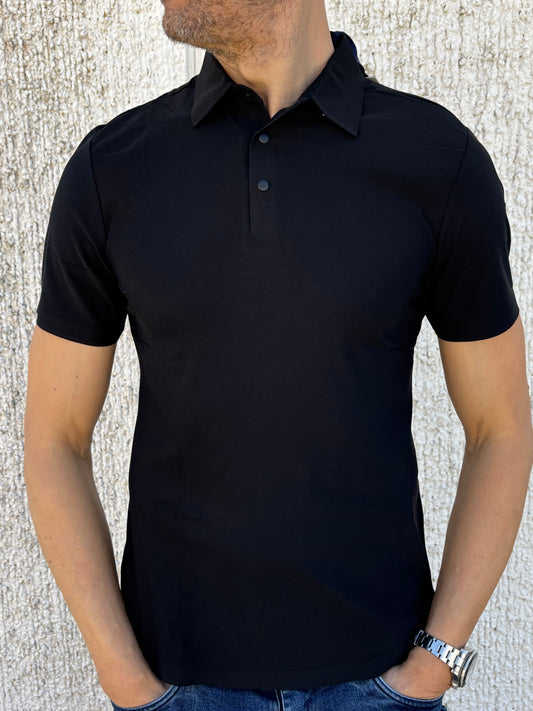 Philotinto Polo m/m tessuto tecnico no stiro NERO