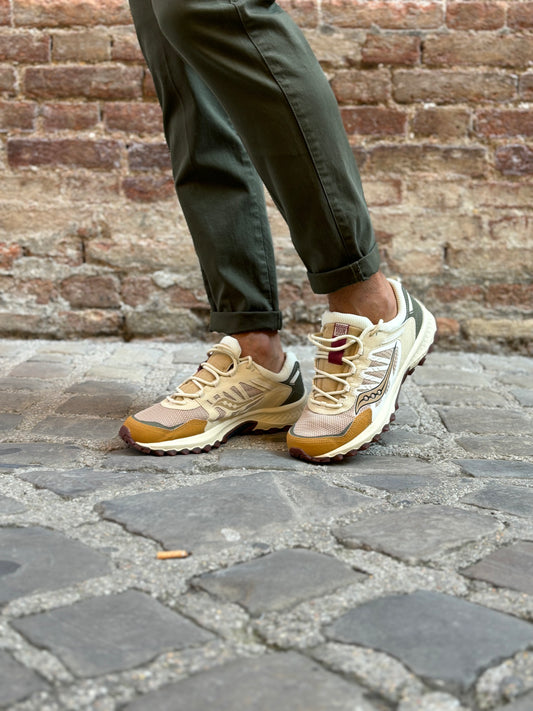 Saucony Grid Peak SENAPE/BEIGE/VERDE