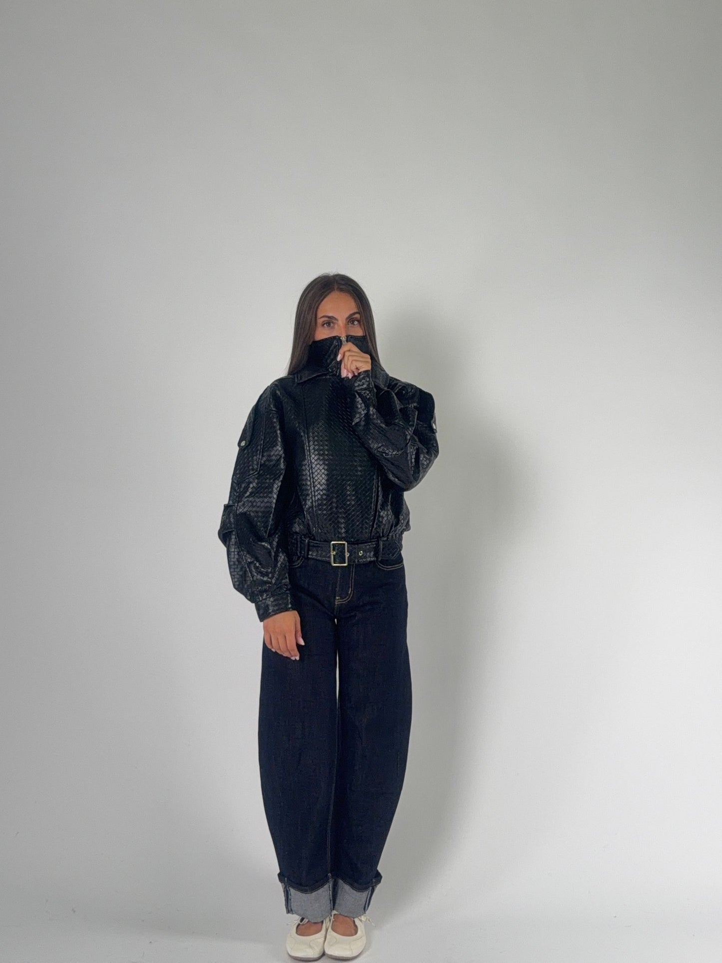 Jeans gamba comoda tessuto elasticizzato