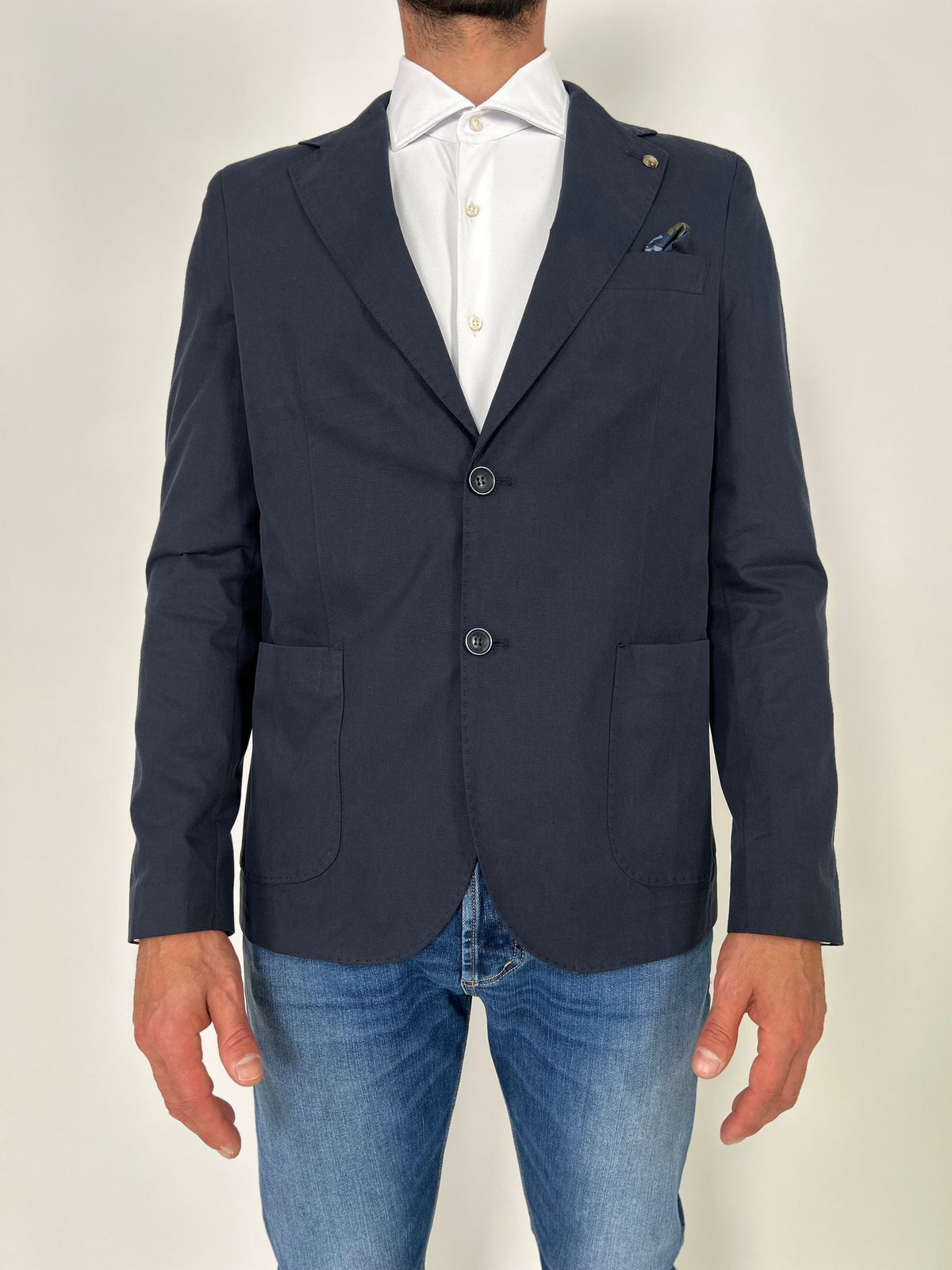 Giacca in cotone tencel