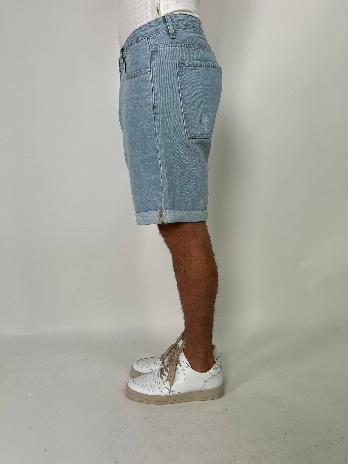 Pantalone corto denim