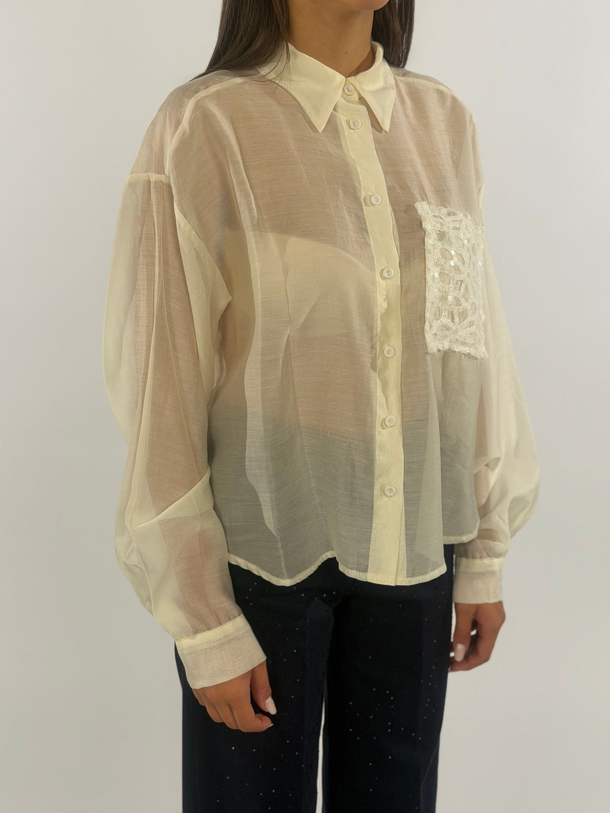 Camicia ml over con  taschino