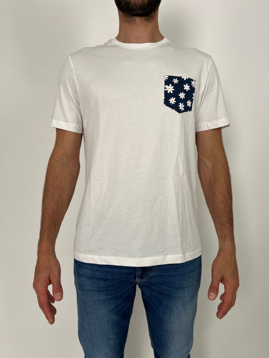 T-shirt mm con taschino fantasia