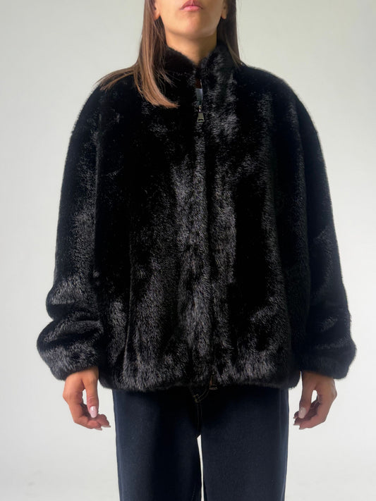 Simil pelliccia modello bomber