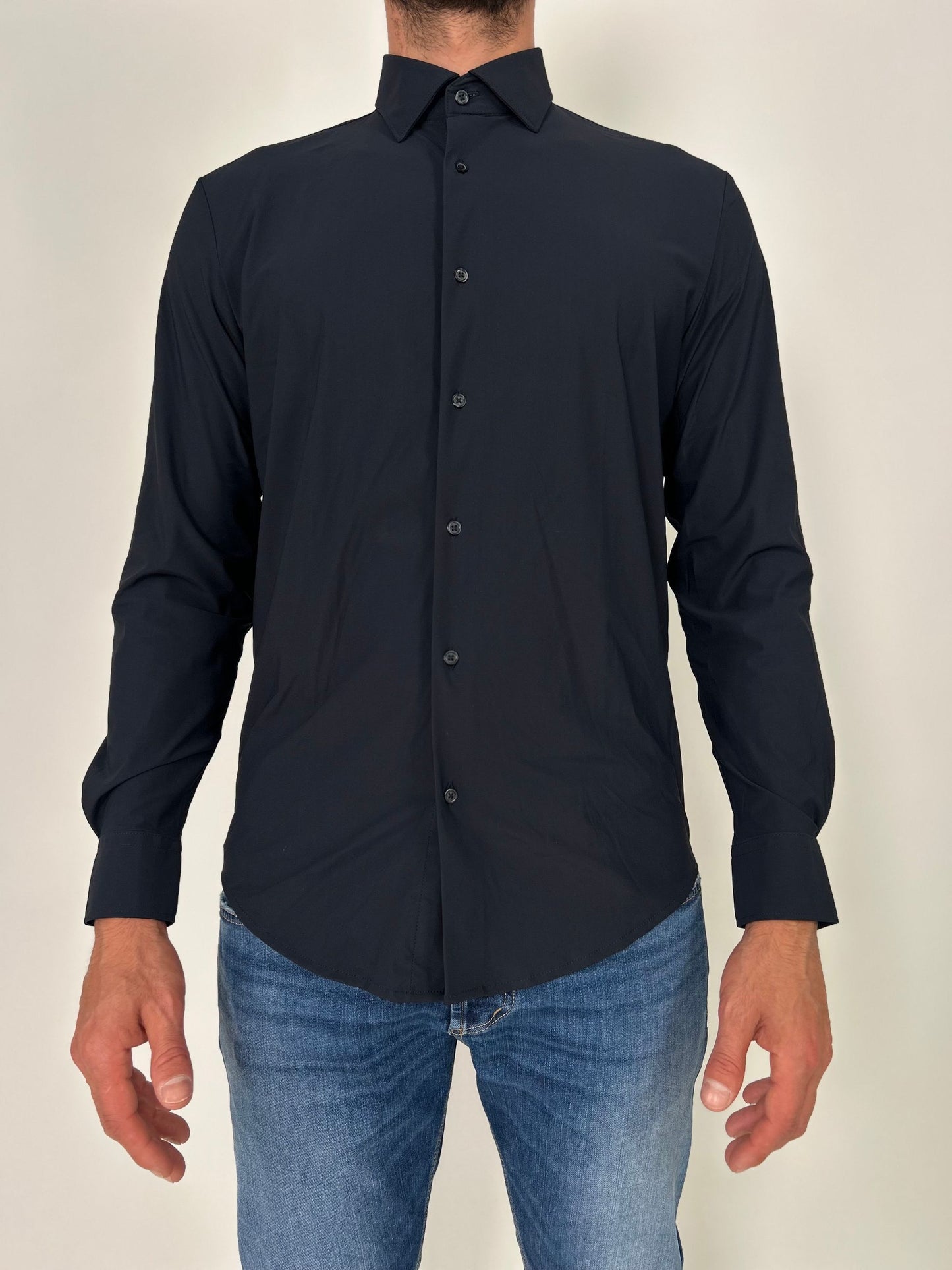Camicia tessuto tecnico no stiro