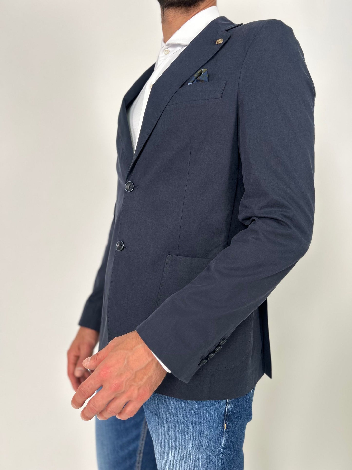 Giacca in cotone tencel