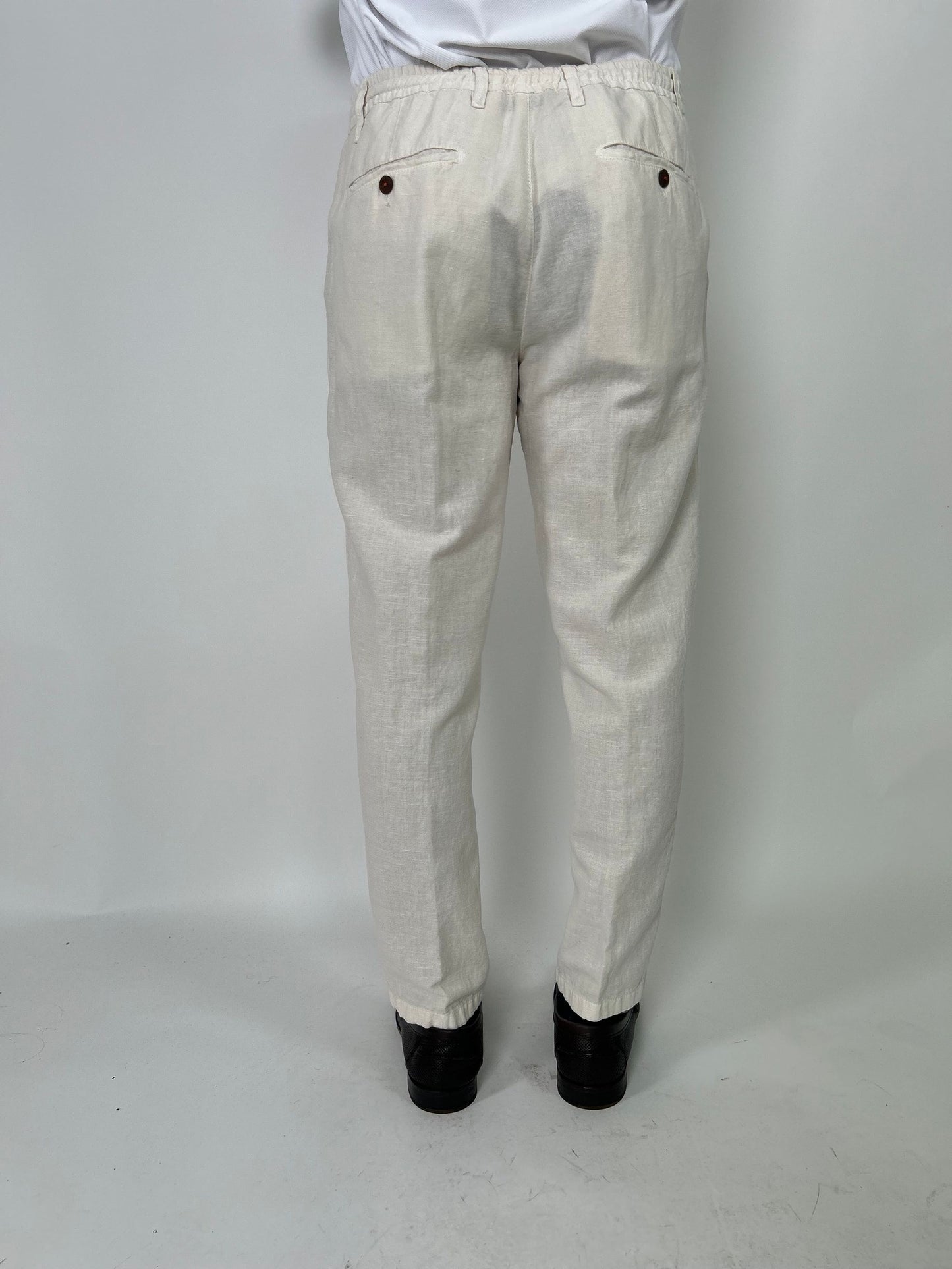 Pantalaccio in lino e cotone