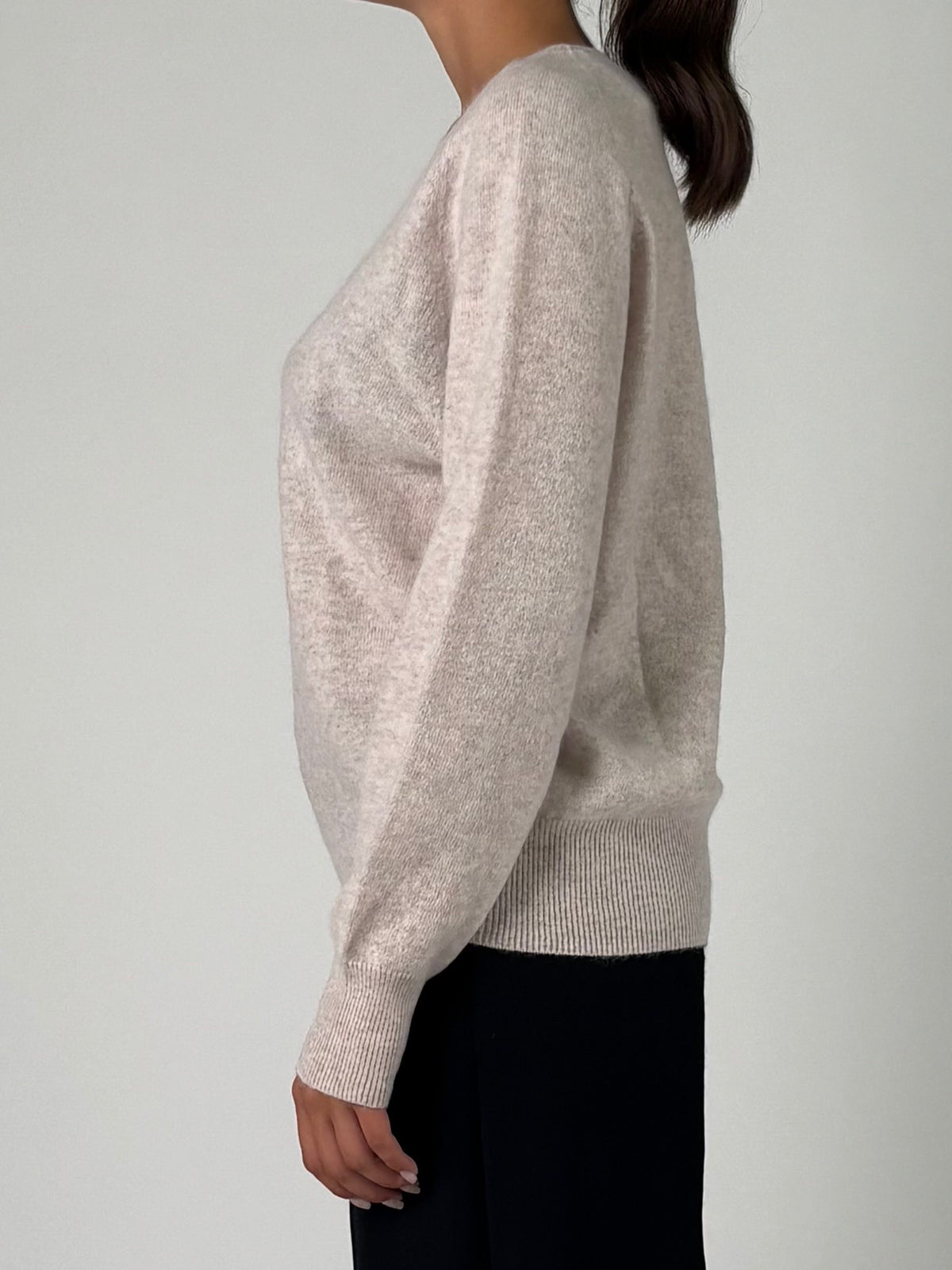 Maglia girocollo in lana