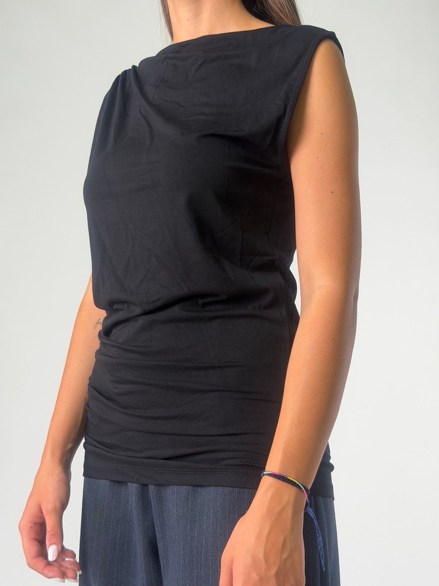 Maglia stretch giromanica